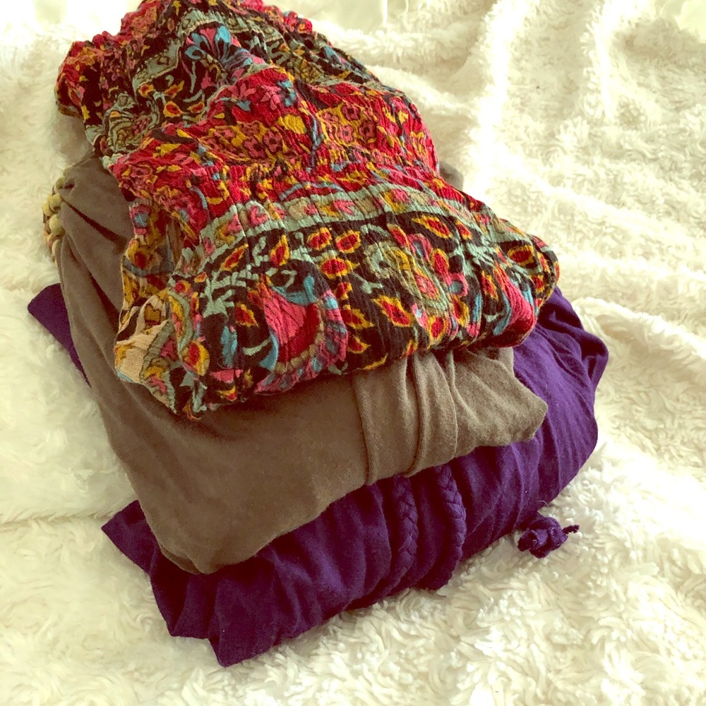 Bundle strapless dresses